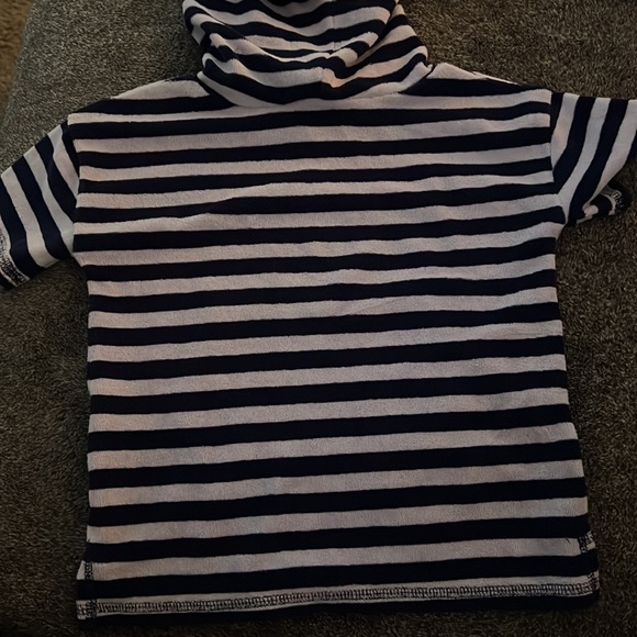 Nordstrom BEACH SWIM UV Protection quick dry Hooded towel top NWOT 18M - Picture 3 of 3